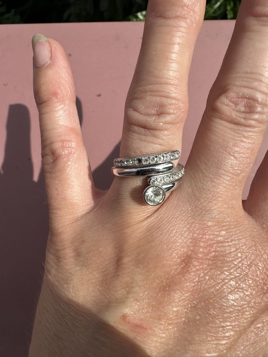 Swarovski Anelli: Swarovski Ring 2teilug – Usato da Niederrohrdorf venduto da Sharna