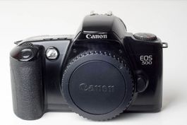 Canon EOS 500 Gehäuse schwarz, Top Zustand