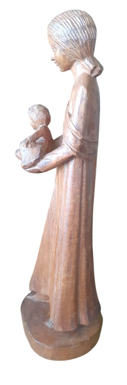 Skulpturen & Statuen: Skulptur Madonna mit Kind – Gebraucht aus Mörschwil von antiksalon 3