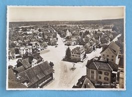 Amriswil - Dorfplatz - Strassenkreuzung - 1950