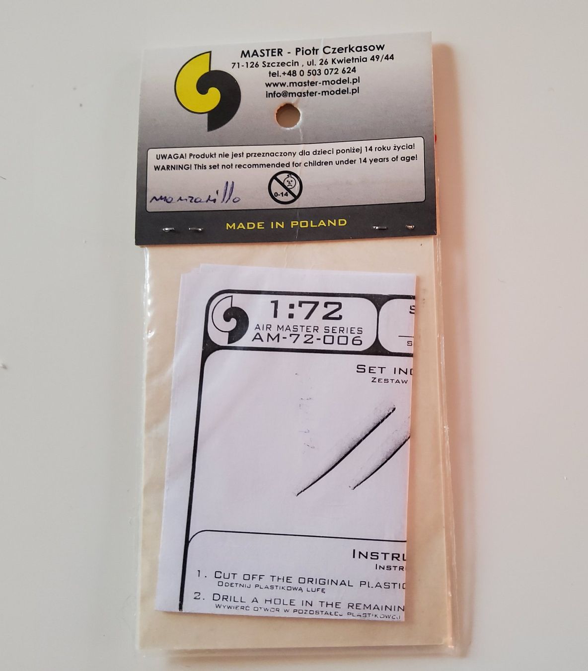 Kit di modellismo & Modellini statici: MASTER E-Wing Teile zu Spitfire 20mm Cannons 1/72 – Nuovo e nell'imballaggio originale da Grüningen venduto da VENOM59 1