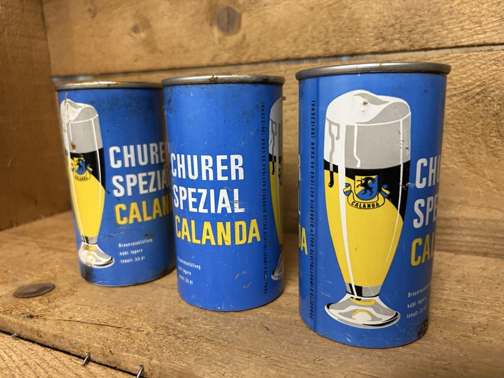 Churer Bier alte Bierdosen 3 Stk. (Gebraucht) in Fanas für CHF 20.9 ...
