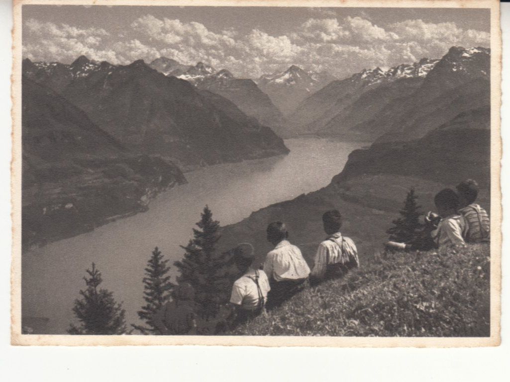 Cartoline postali: Urnersee 1937 – Usato da Bürglen TG venduto da StampGraf