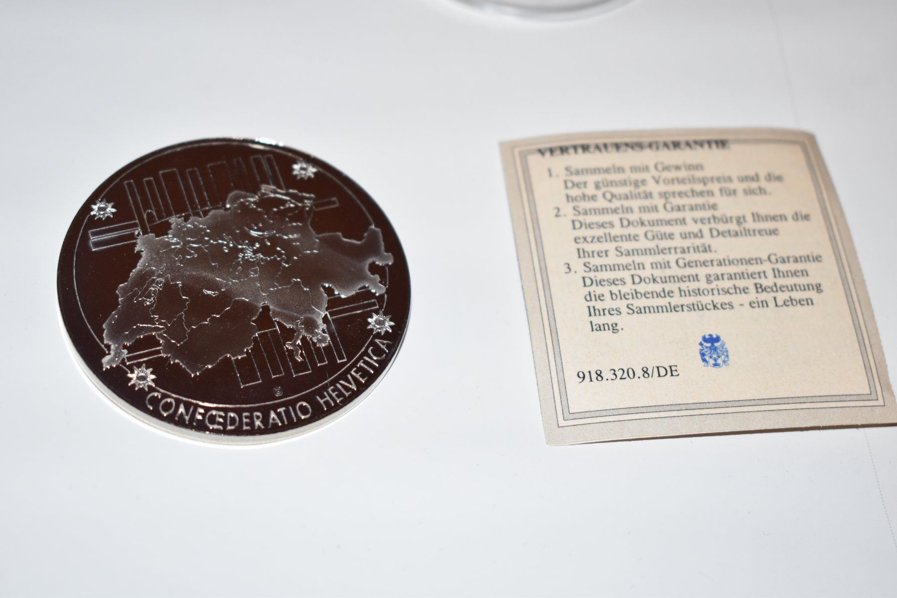 Medaillen: Médaille commémorative Billet de 500 Frs – Neu und originalverpackt aus Le Locle von skycomputer 2