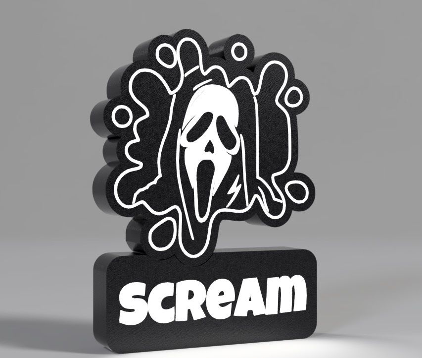 Lampade: Scream - The Games Themed Light Lightbox LED – Nuovo (secondo la descrizione) da Vicques venduto da PAMB3D