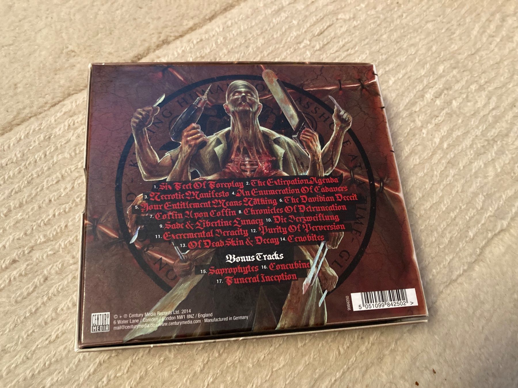 CD: ABORTED - The Necrotic Manifesto Deluxe Box – Usato da Wagenhausen venduto da Novafreund283 2