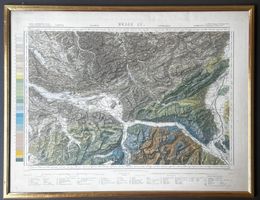 Geologische Karte Schweiz, 1866, Blatt IX (Schwyz - Sargans)