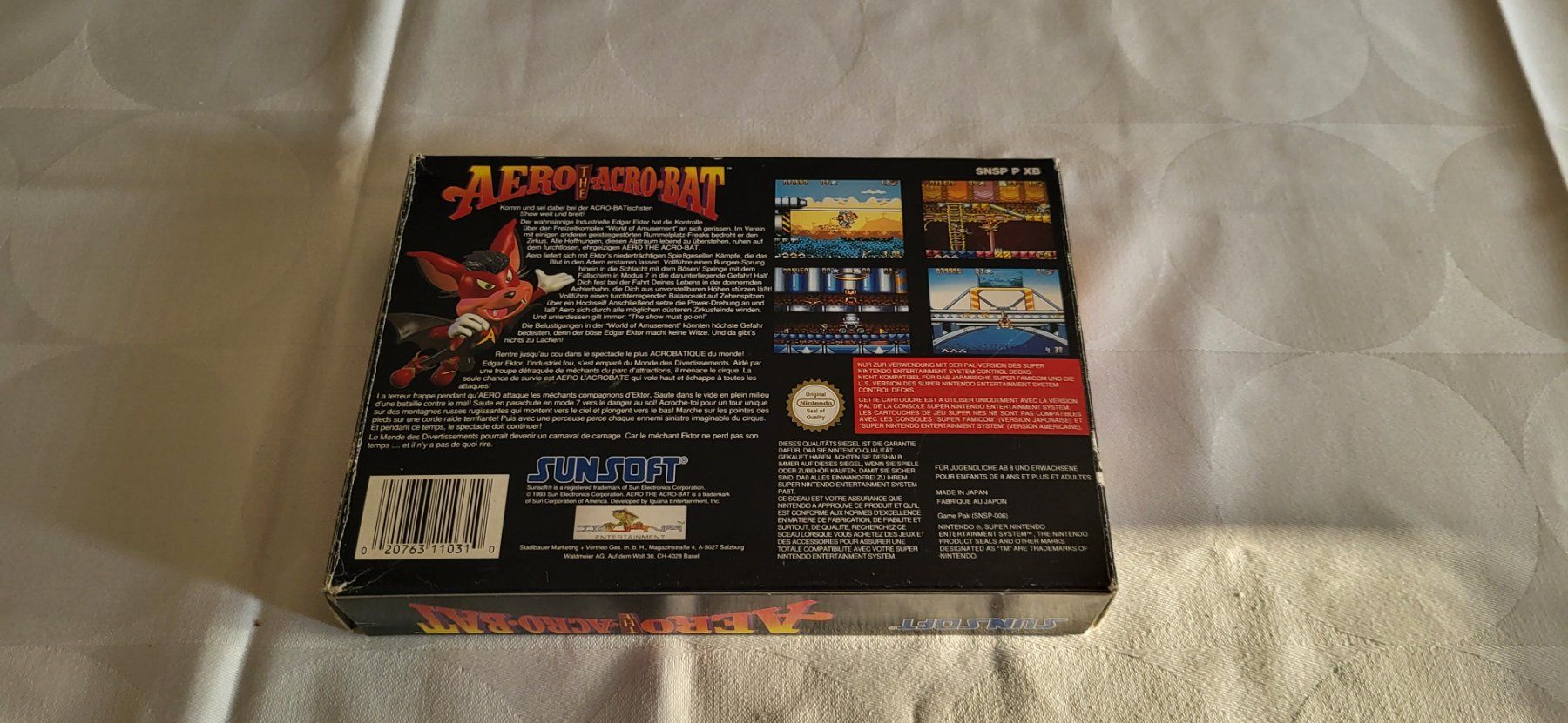 Giochi: Aero Acro Bat SNES OVP – Usato da Gretzenbach venduto da Uli1980 8