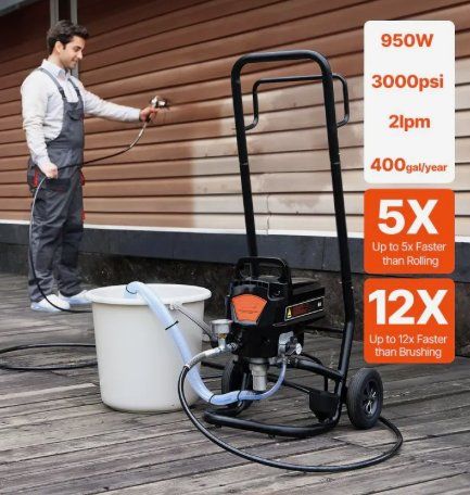 Tutte le macchine: Farbspritzgerät, 950 W, 3000 psi – Nuovo e nell'imballaggio originale da Amriswil venduto da JaJa-Express 2