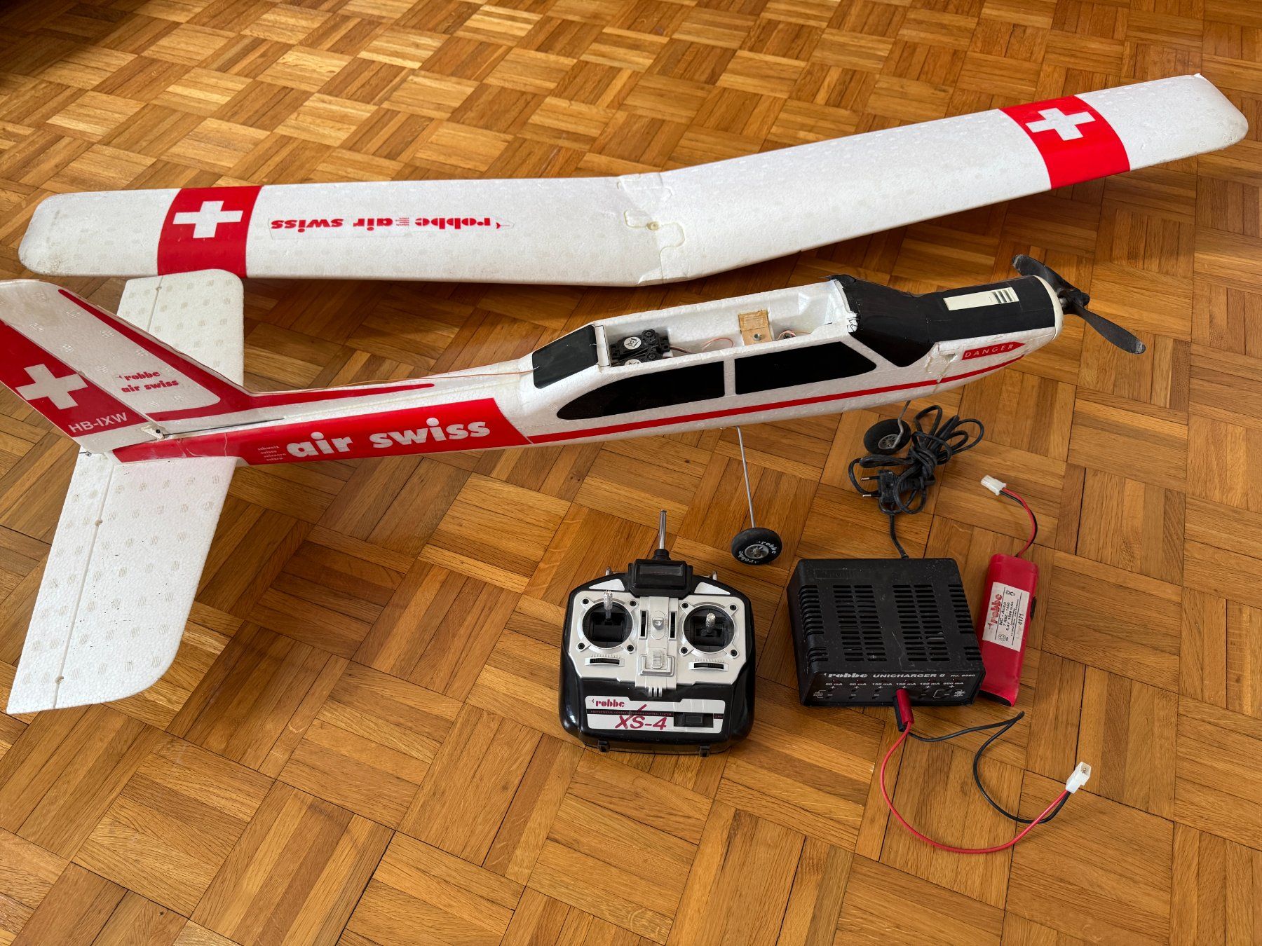 Robbe Modellismo RC: Robbe RC Elektro Modell Flugzeug Hochdecker – Usato da Balgach venduto da muller6065 7