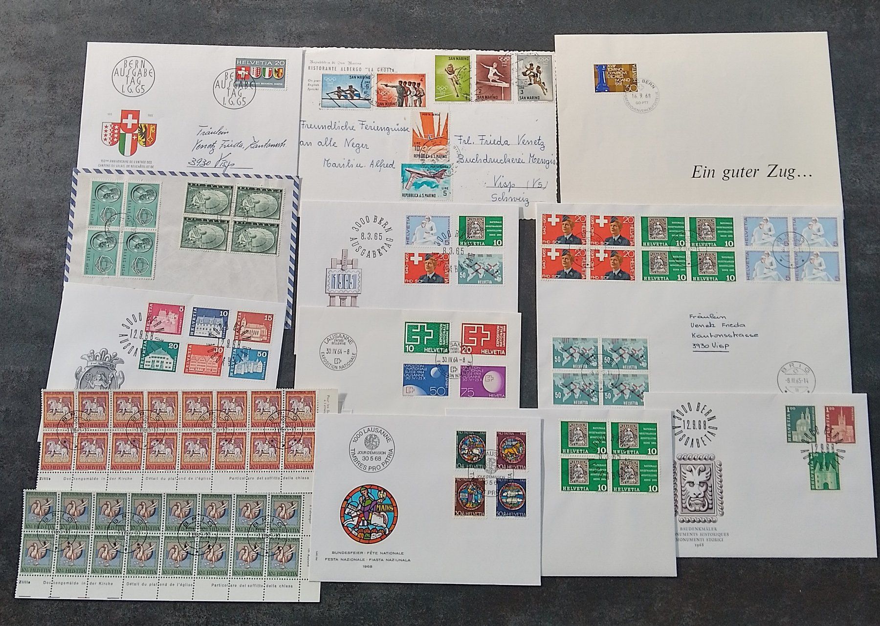 Tutti i francobolli: Briefmarken und Ersttagsbriefe – Usato da Wohlen AG venduto da salamanderspielwaren
