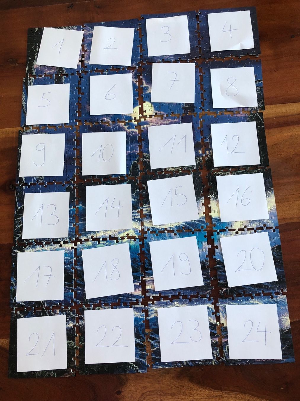 Ravensburger Puzzle: Adventskalender Puzzle, Romantischer Leuchttum – Usato da Gelterkinden venduto da Familienferien 2