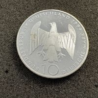 10 Mark Silber Deutschland 1994 Widerstand ex PP 15.5gr