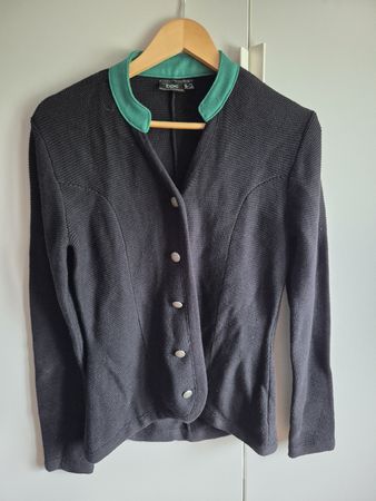 Dirndl Strickjacke bpc schwarz grün Grösse 40/42 