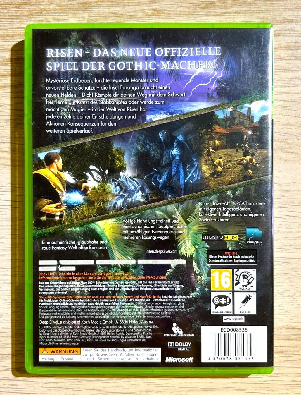 Microsoft Giochi: Risen Xbox 360 – Usato da St. Gallen venduto da Alpine.Arcade 1