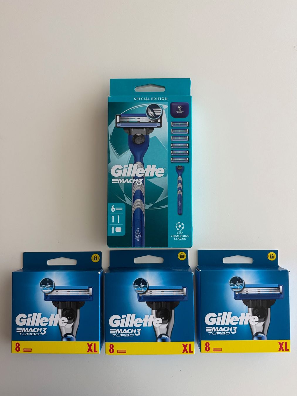 Gillette Rasoi & Lamette da barba: Gillette Mach 3, 31 pcs – Nuovo e nell'imballaggio originale da St-Gingolph venduto da GoldenKeys