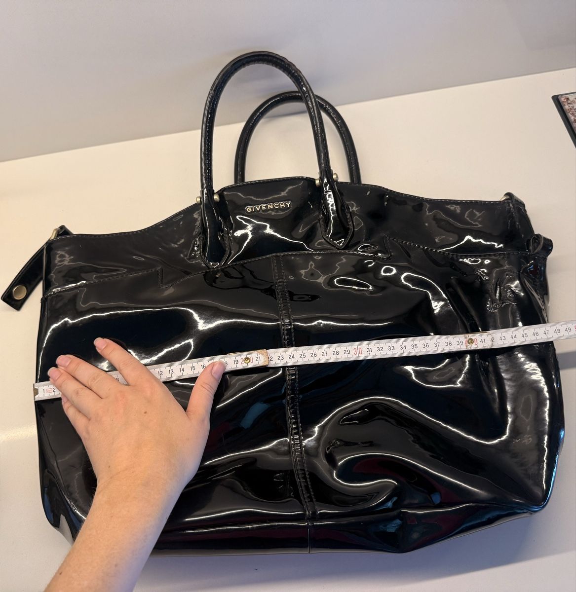 Givenchy Borse da donna: Original Givenchy Black Leder Nightingale Bag Handtasche – Usato da Staad SG venduto da Chirrari 6