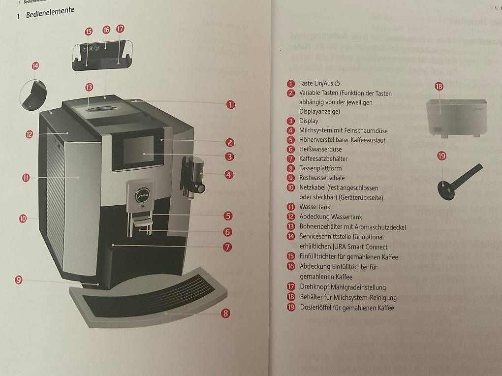 Jura Macchine per caffè & Macchine per espresso: Jura E 8 Kaffevollautomat Top Zustand – Nuovo (secondo la descrizione) da Hölstein venduto da Mawer2 1