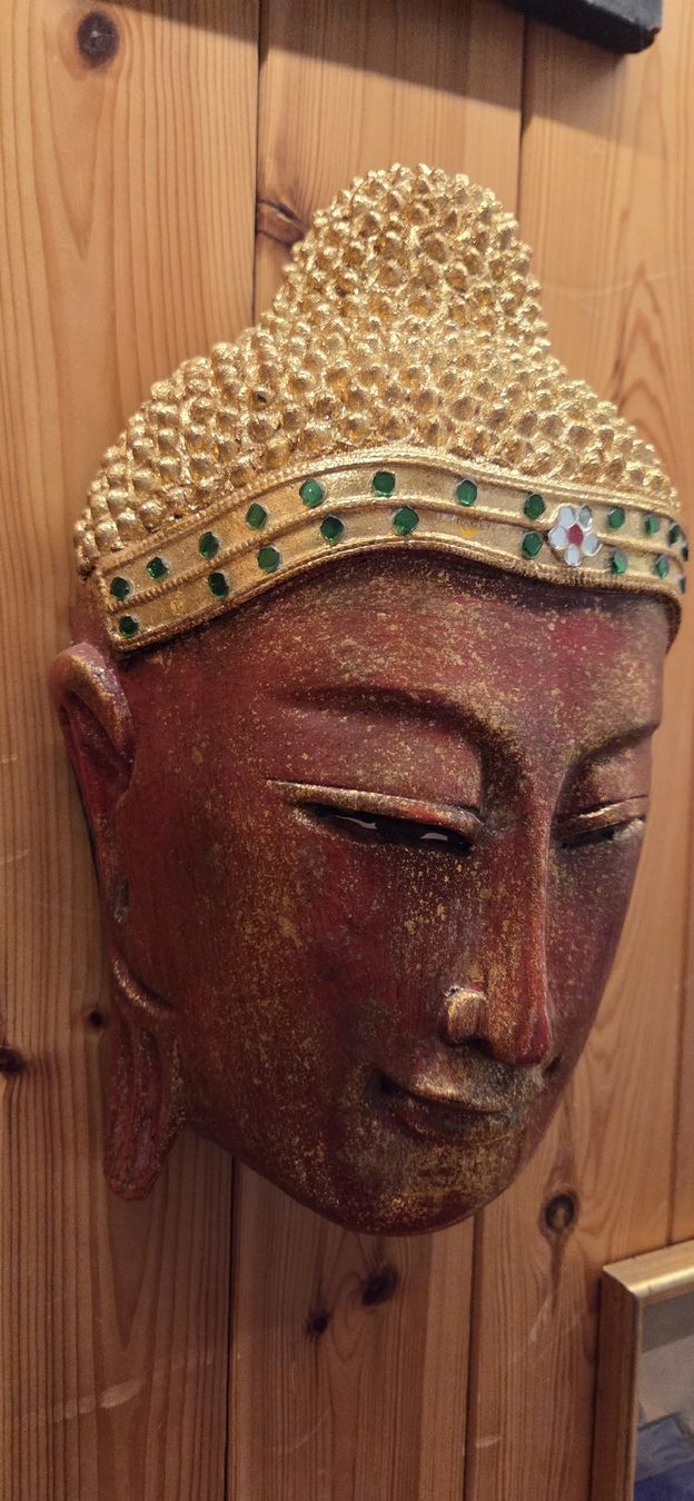Maschere: Buddha Wandmaske aus Holz  – Usato da Rehetobel venduto da hobirot01 9