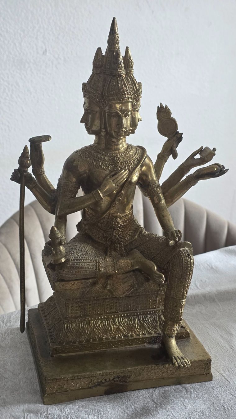 Statuette: Buddha-Figur mehrarmig alt – Usato da Wittenbach venduto da rose_rosi 1