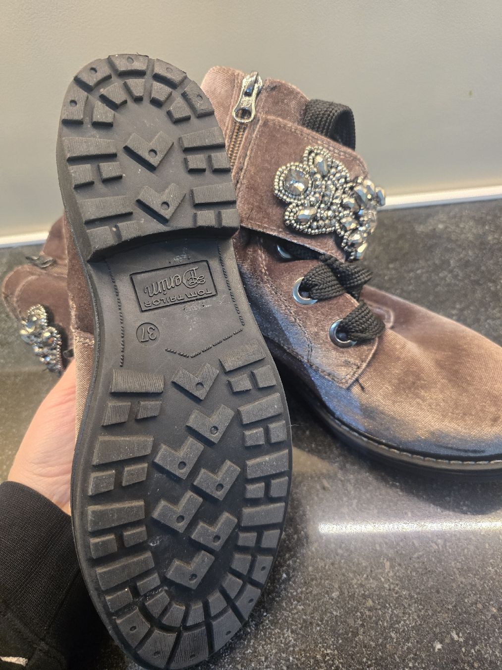 Tom Tailor Damenschuhe: Tom Tailor Denim Boots in altrosa - Grösse 37 – Neu (gemäss Beschreibung) aus Hägglingen von Raff_Ella 5