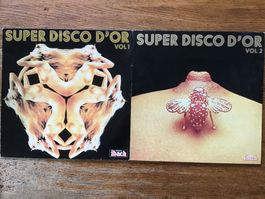 Lot 2 LP Super disco d’or sexy covers
