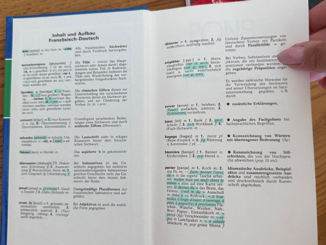 Libri: Pons Wörterbuch Französisch – Usato da Sissach venduto da laura.x4 2