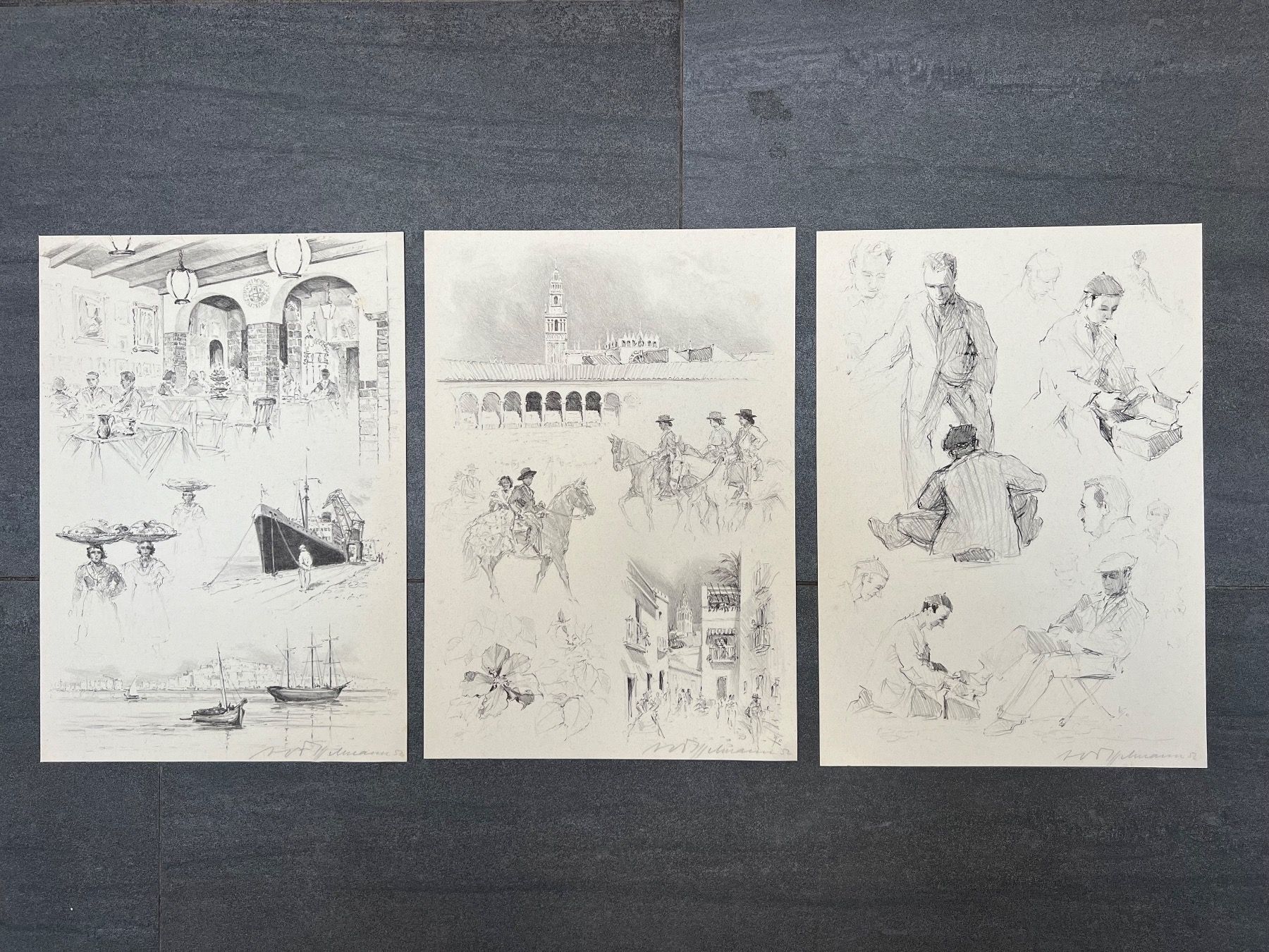 Grafiken & Lithographien: Konvolut: Alex Walter Diggelmann, handsigniert – Gebraucht aus Rain von Pic-Ass