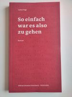 Laura Vogt - So einfach war es also zu gehen Roman VGS