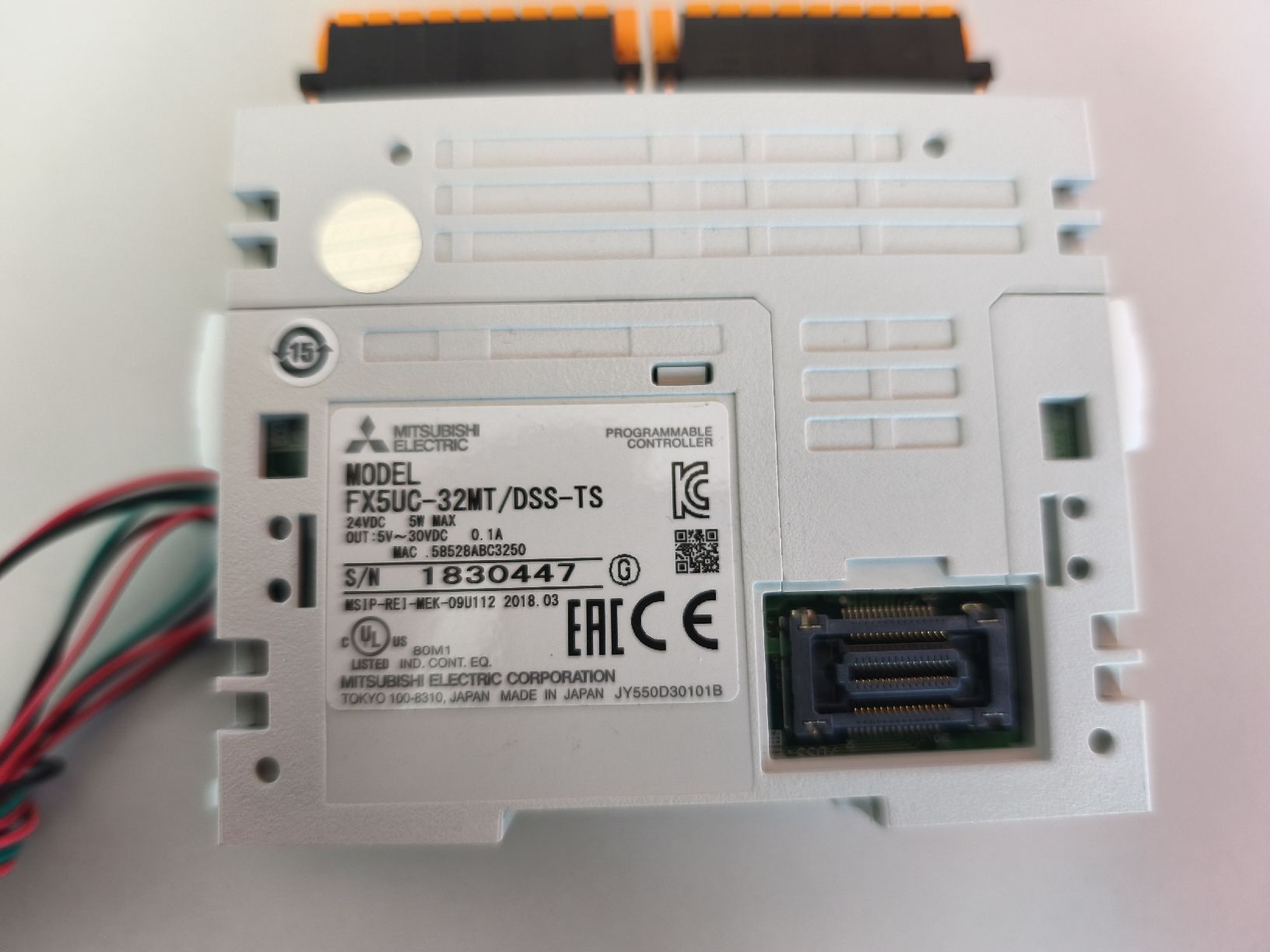 Mitsubishi Componenti elettronici: PLC Mitsubishi FX5UC-32MT/DSS-TS – Usato da Fontaines NE venduto da Onibaku 1