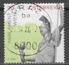 Alle Briefmarken: OESTERREICH   PARLAMENT WIEN  (2 – Gebraucht aus Ruggell von Masescha