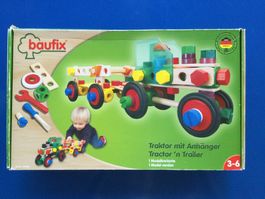 Baufix Traktor mit Anhänger. NEU.