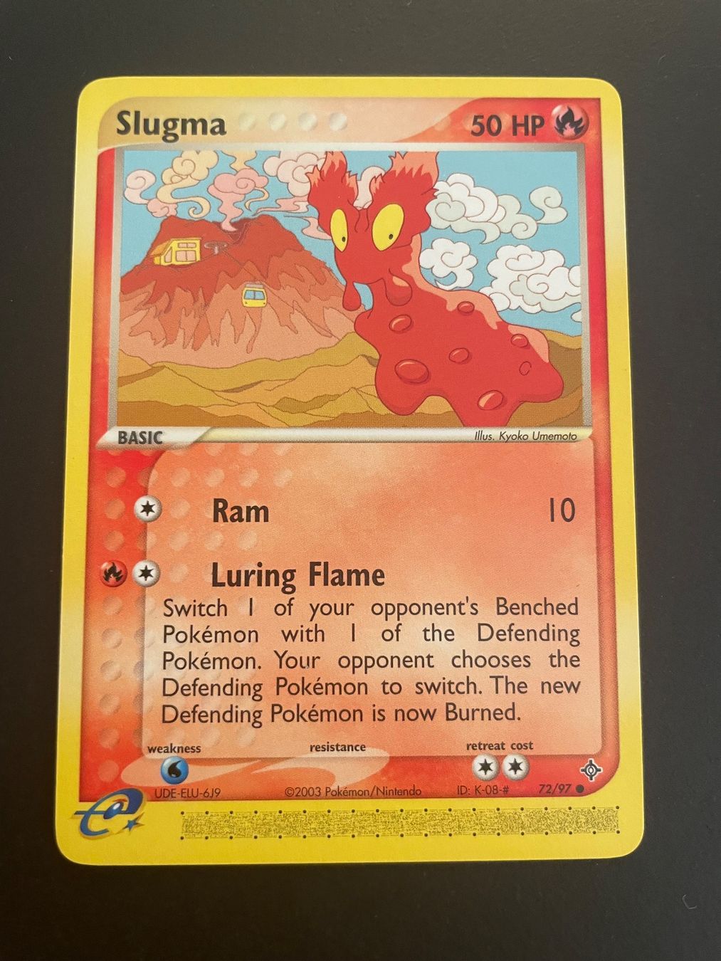 Pokémon Sammelbilder & Trading cards: Slugma 72/97 EX Dragon – Gebraucht aus Zürich von pokemon_cards