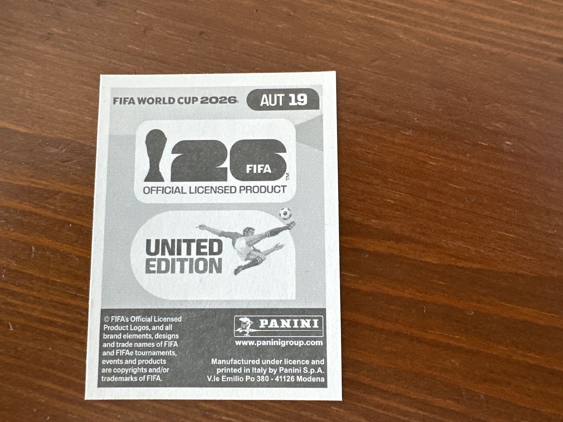 Panini Carte collezionabili: Panini AUT 19 FIFA World Cup 2026 – Nuovo e nell'imballaggio originale da Würenlos venduto da gtvlady_82 1