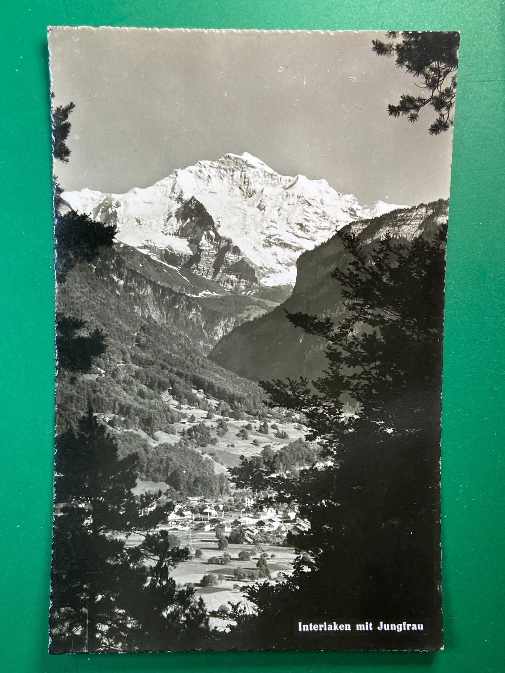 Cartoline postali: Interlaken mit Jungfrau – Usato da Steg VS venduto da danwer74