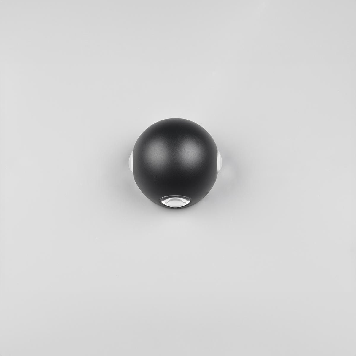 Lampade: LED Aussen Wandleuchte, Schwarz, 10 cm Ø – Nuovo (secondo la descrizione) da Kreuzlingen venduto da Smart-Light 8