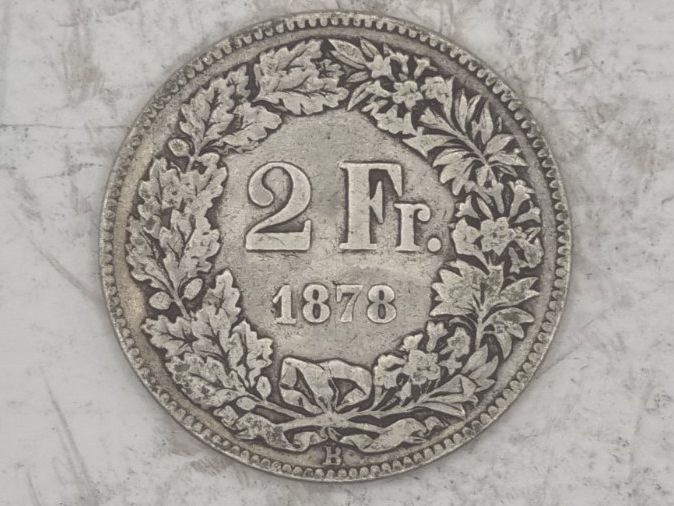 Tutti le monete: 2 FR 1878 Erhaltung ! – Usato da Bure venduto da chap981
