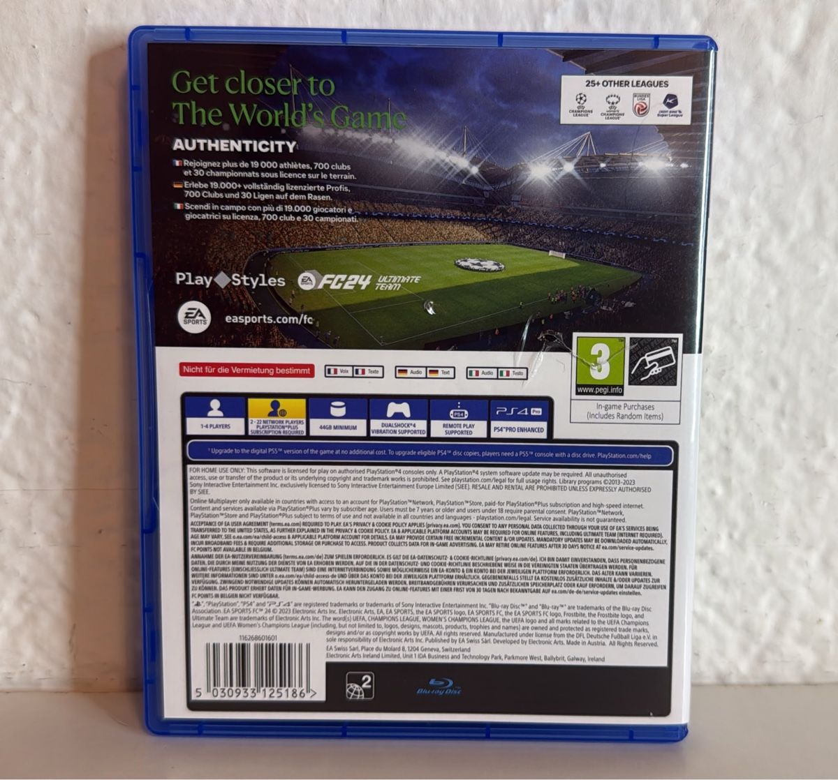 Sony Spiele: FC 24 EA Sports PS4/PS5 game – Gebraucht aus Ehrendingen von bubulence 1