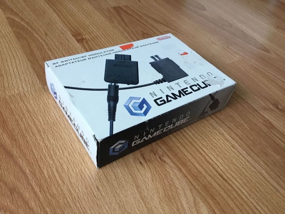 Nintendo Gamecube RF Switch/RF Modulator OVP Komplett ab 1. Kaufen