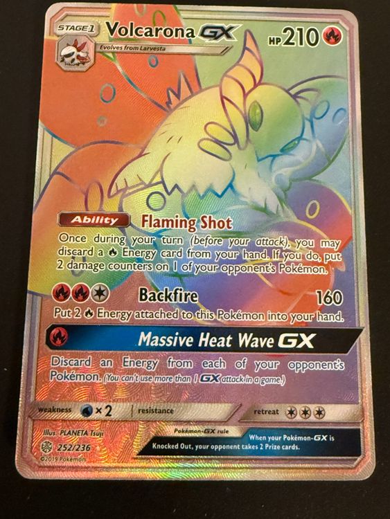 rainbow-volcarona-gx-pokemon-cec-252-gebraucht-in-muri-ag-f-r-chf