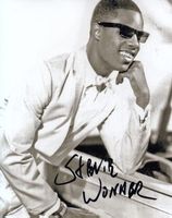 Stevie Wonder - orig. sign. Großfoto