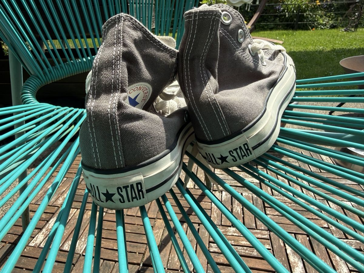 Converse Herrenschuhe: Converse All Stars Chucks Gr. 4 / 36.5 Grau – Gebraucht aus Russikon von Leks4 3