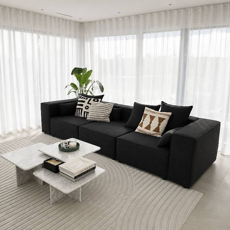 Divani: Modular Sofa Anthrazit  Luxus XXL Lounge Sofa – Usato da Steinhausen venduto da mor_f78z 1