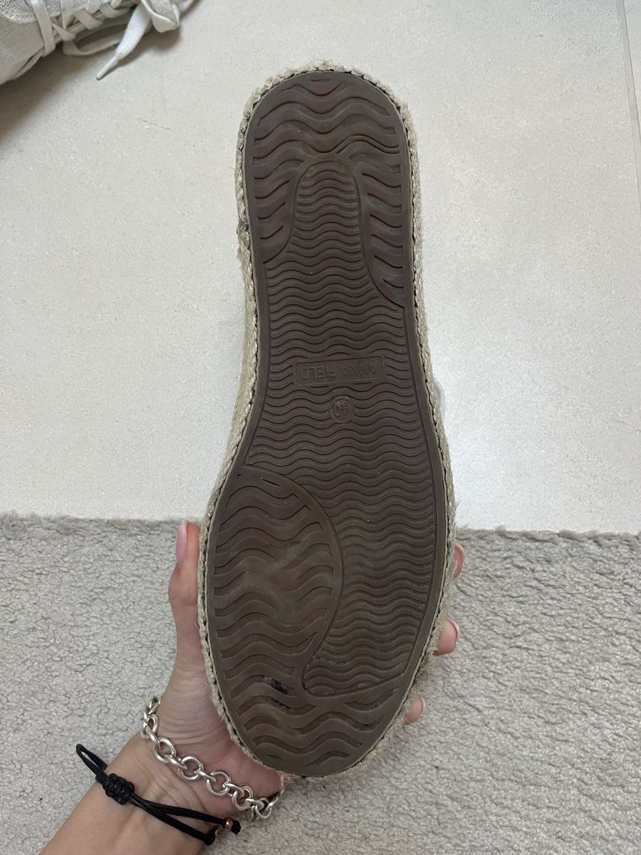 Scarpe da donna: weisse Leinen Espadrilles, Grösse 41 – Usato da Zollikon venduto da ali_myc2 3