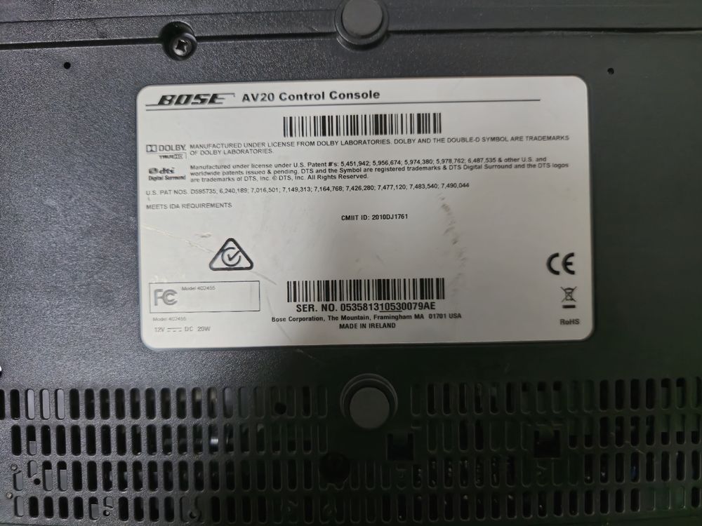 Bose Heimkino: Bose AV20 Control Console – Gebraucht aus Basel von Honest 4