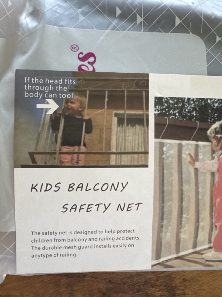 Ringhiere: Amo Nenes Balkon Sicherheits Netz – Nuovo e nell'imballaggio originale da Zürich venduto da L_Graf 1