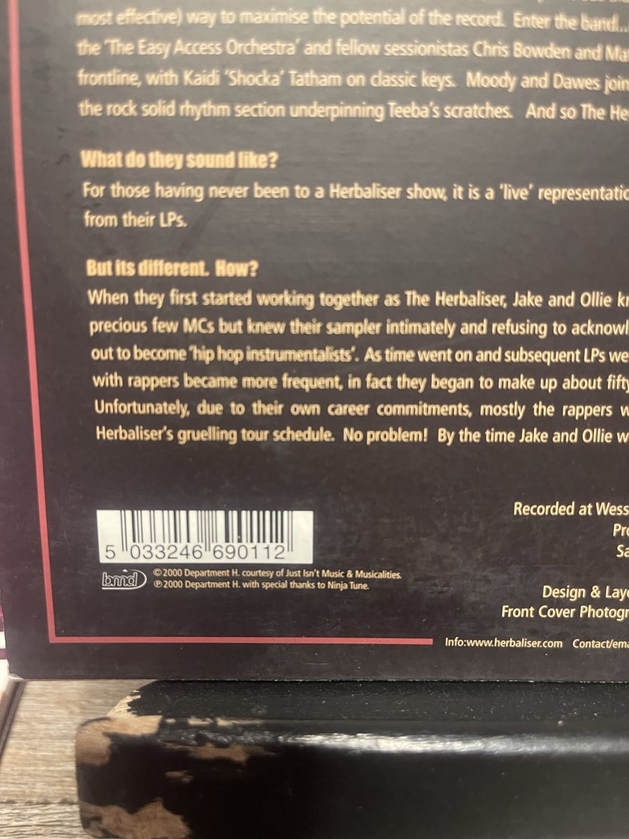 Dischi in vinile: Herbaliser / Session one – Nuovo (secondo la descrizione) da Dagmersellen venduto da stonefinger 2