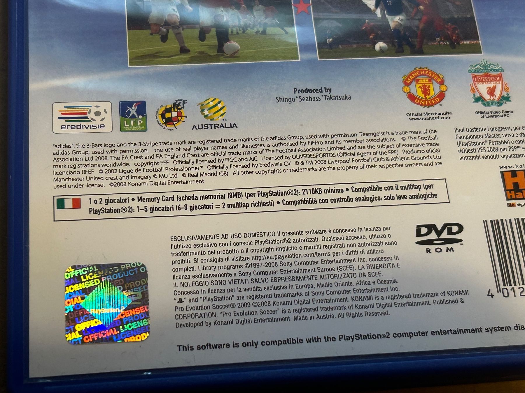Giochi: PES 2009 (PS2) – Usato da Biasca venduto da BagOfTruth 2
