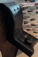 Bequemer Relaxsessel aus Kunstleder schwarz
