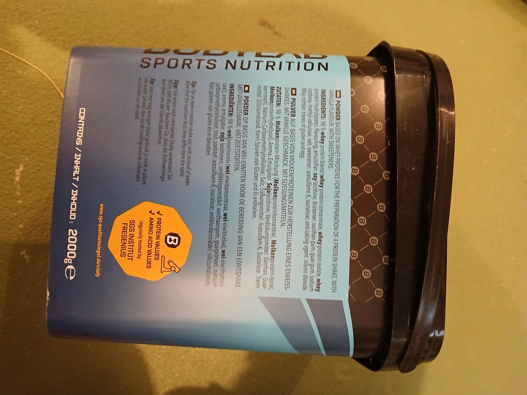 Aliments & Spécialités: Whey Protein Vanilla Body Lab 2kg – D'occasion à Linthal par pau_v979 2